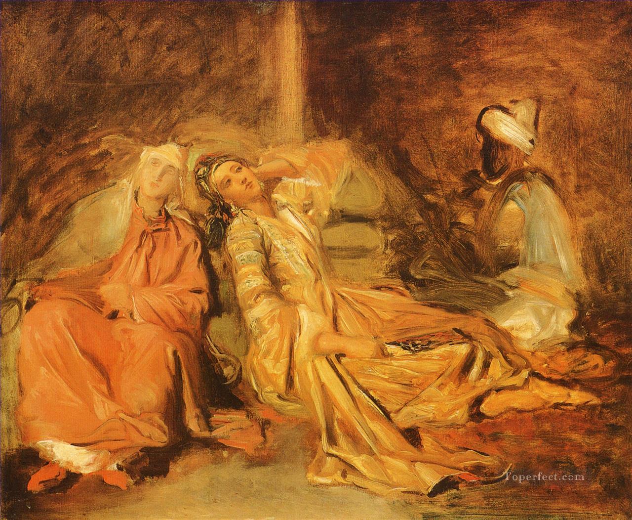 ハーレムロマンティック テオドール・シャセリオー油絵